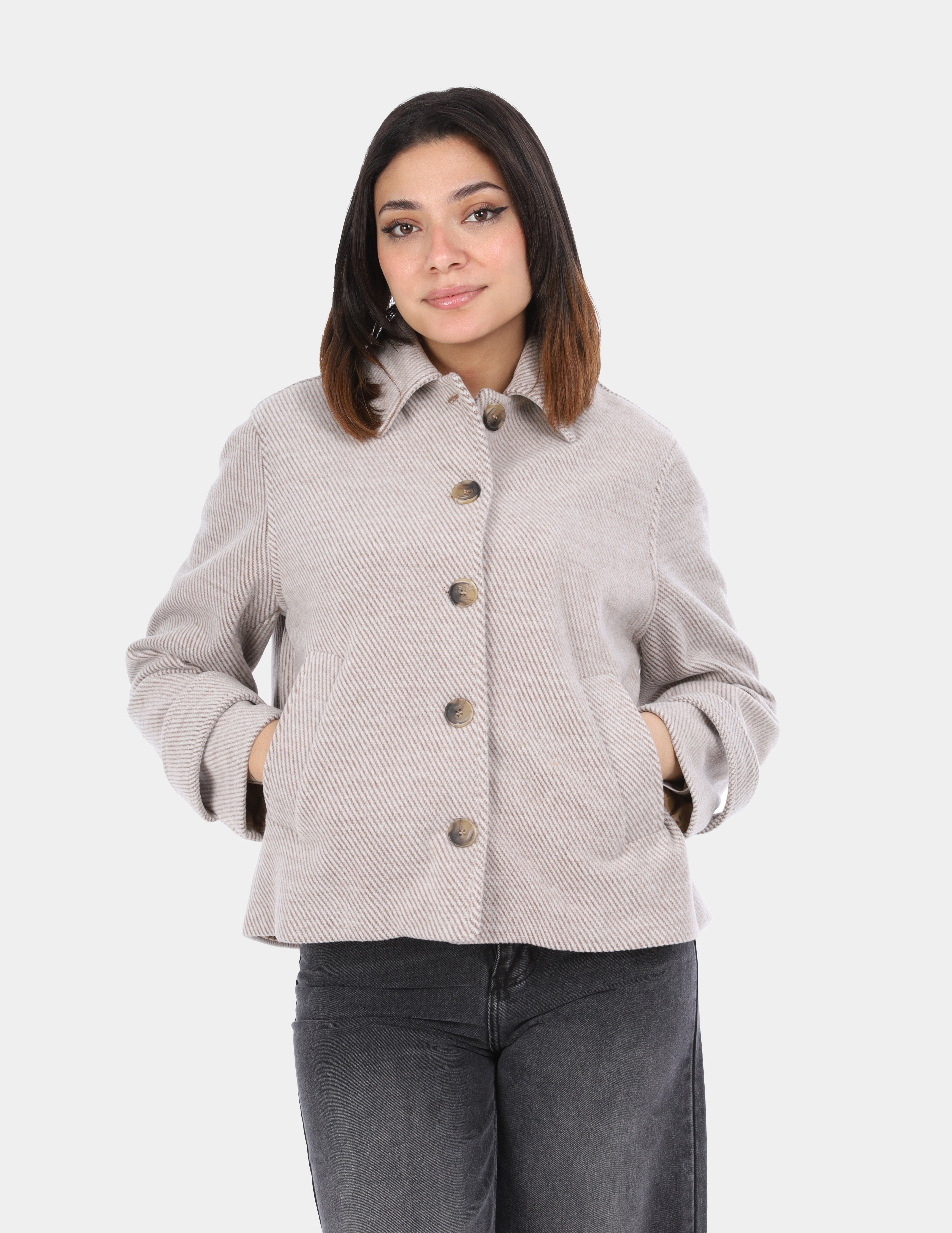 Classic Wool Peacoat w169240033