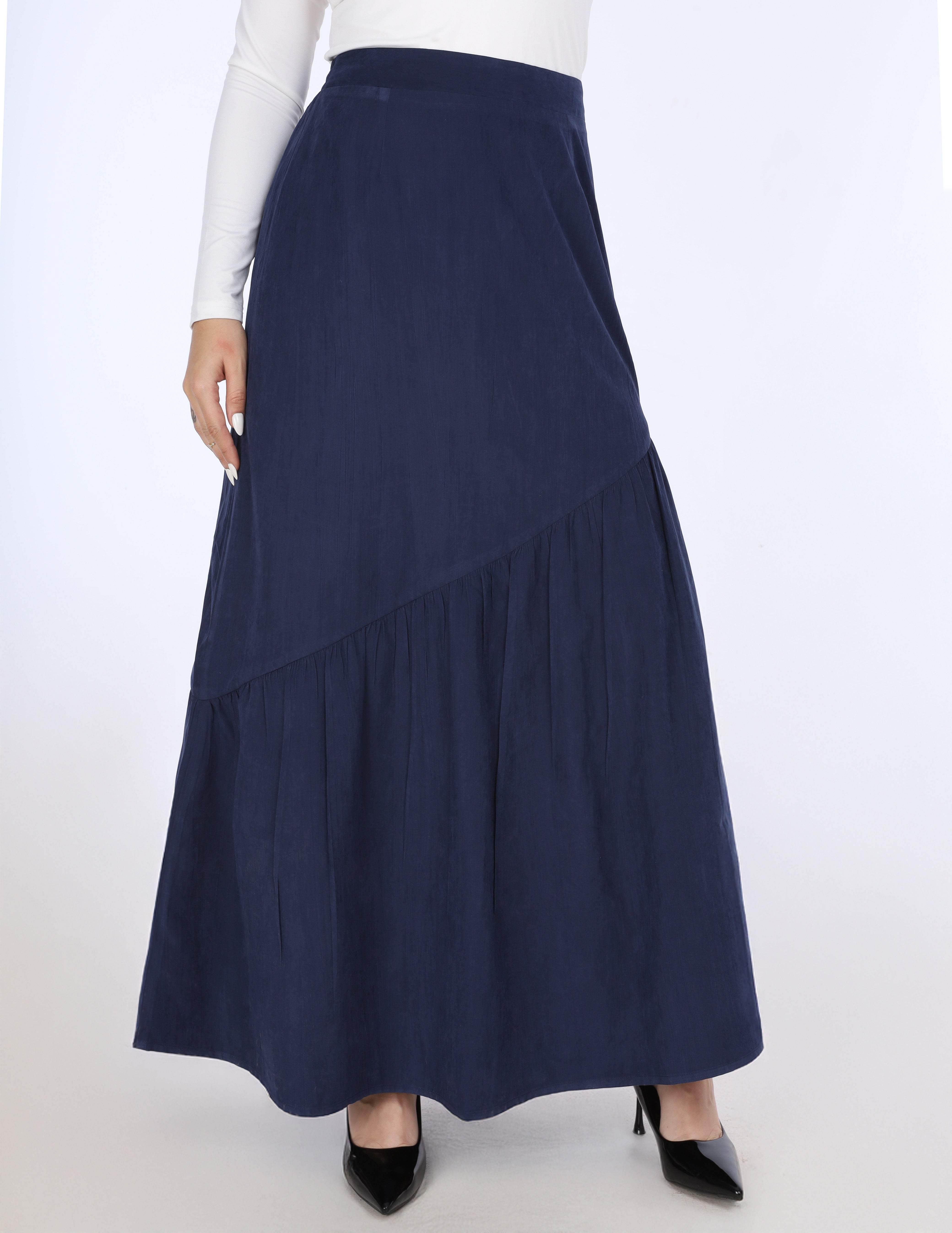 Asymmetric Maxi Skirt w16954262