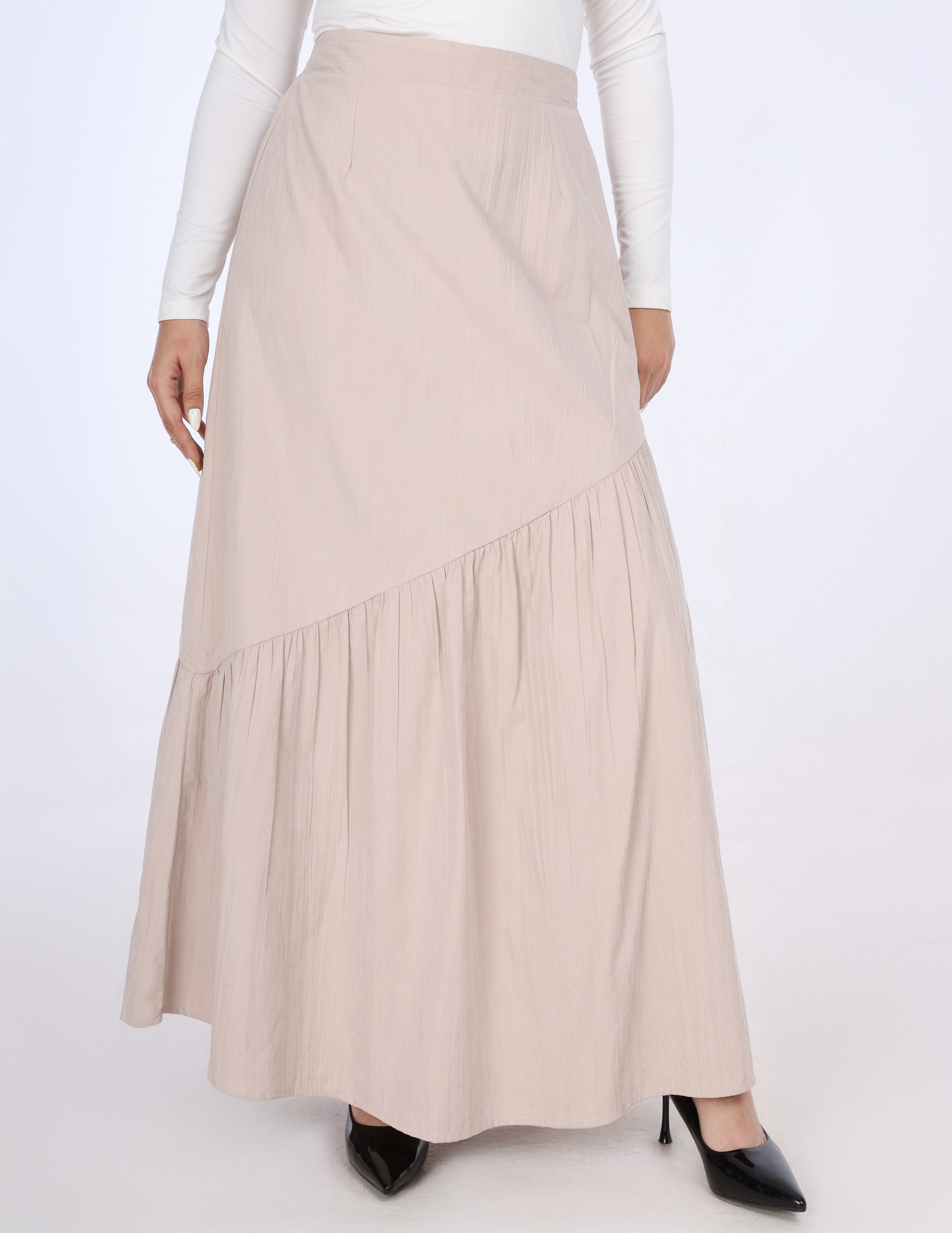 Asymmetric Maxi Skirt w16954262