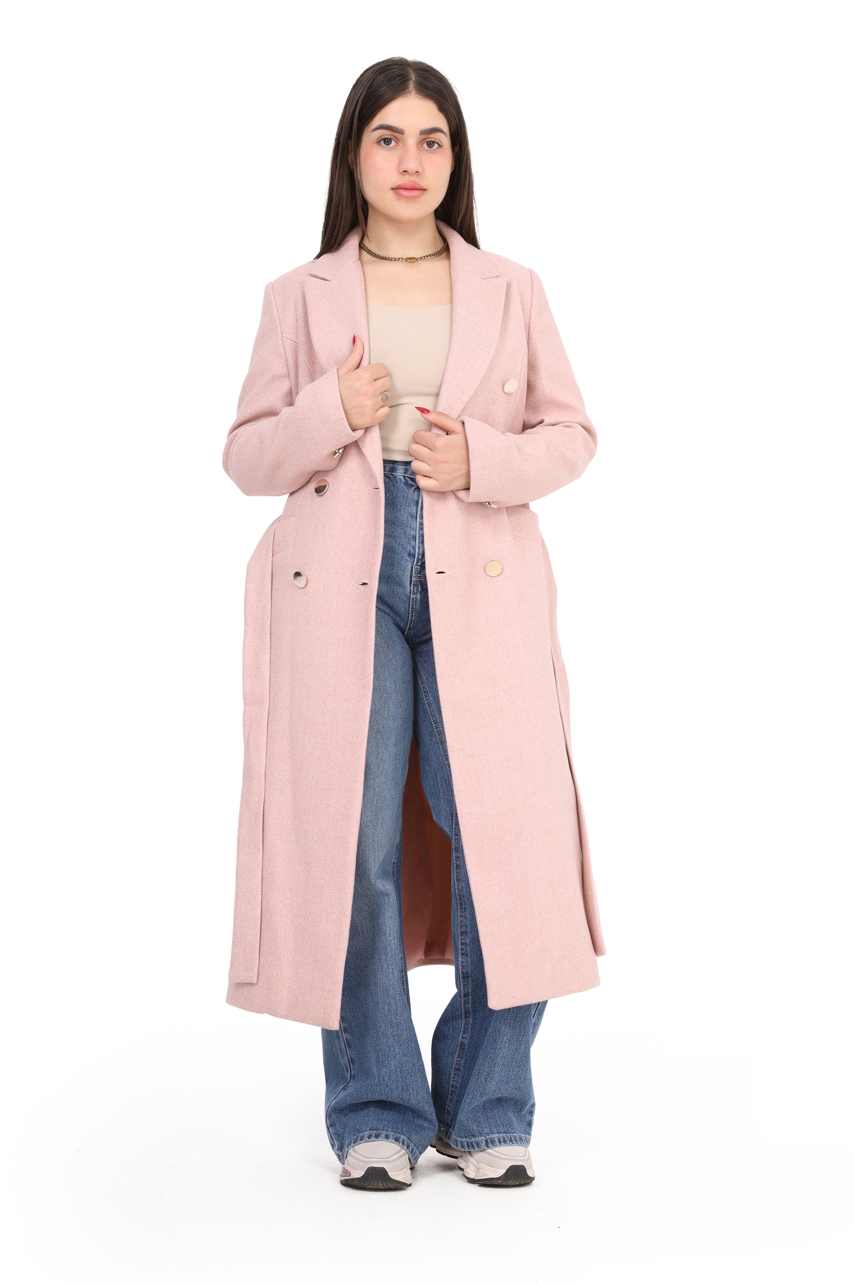 Classic Long Wool Coat w169711300