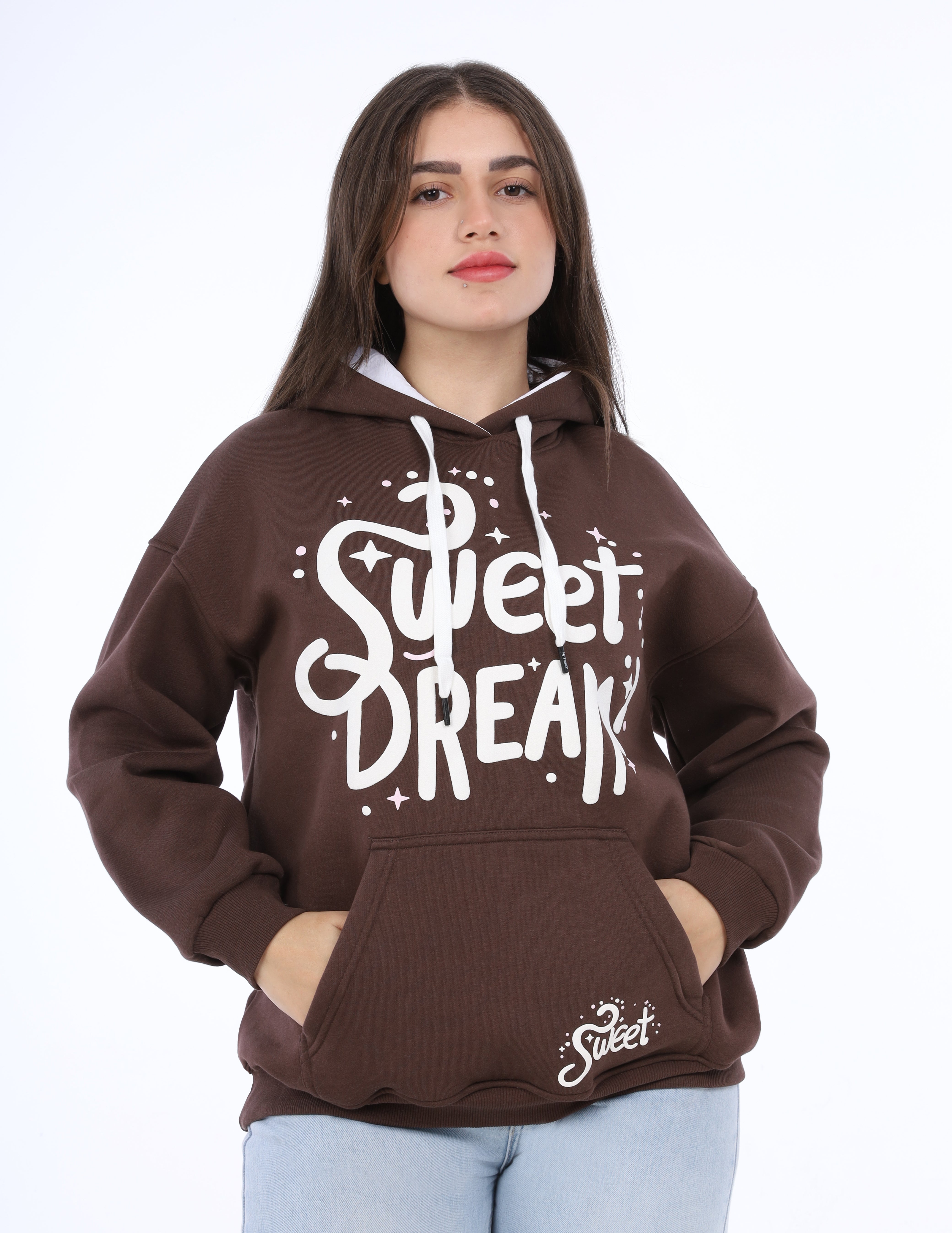 Graphic Oversized Hoodie w17018600