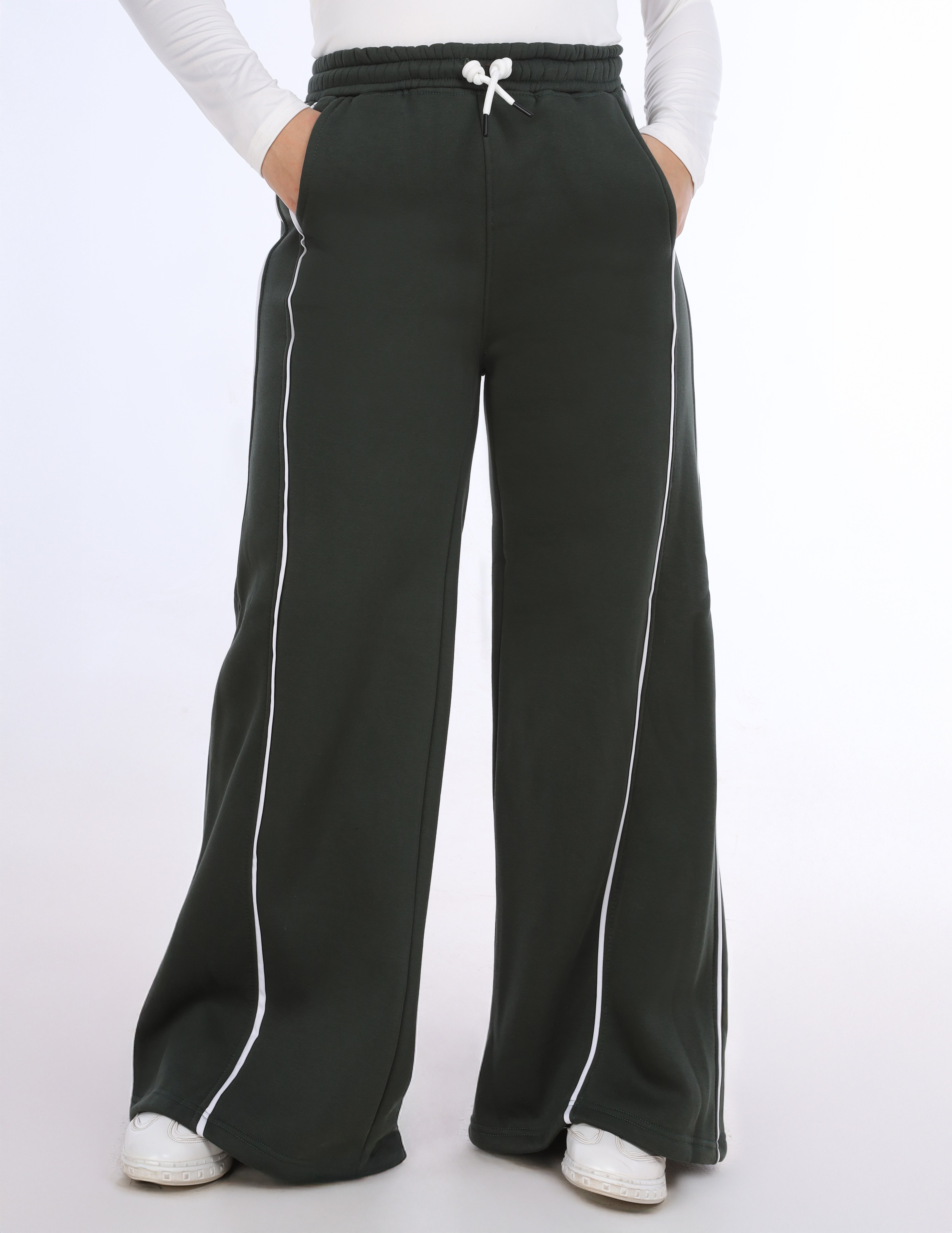 Melton Side-Stripe Pants w17018618