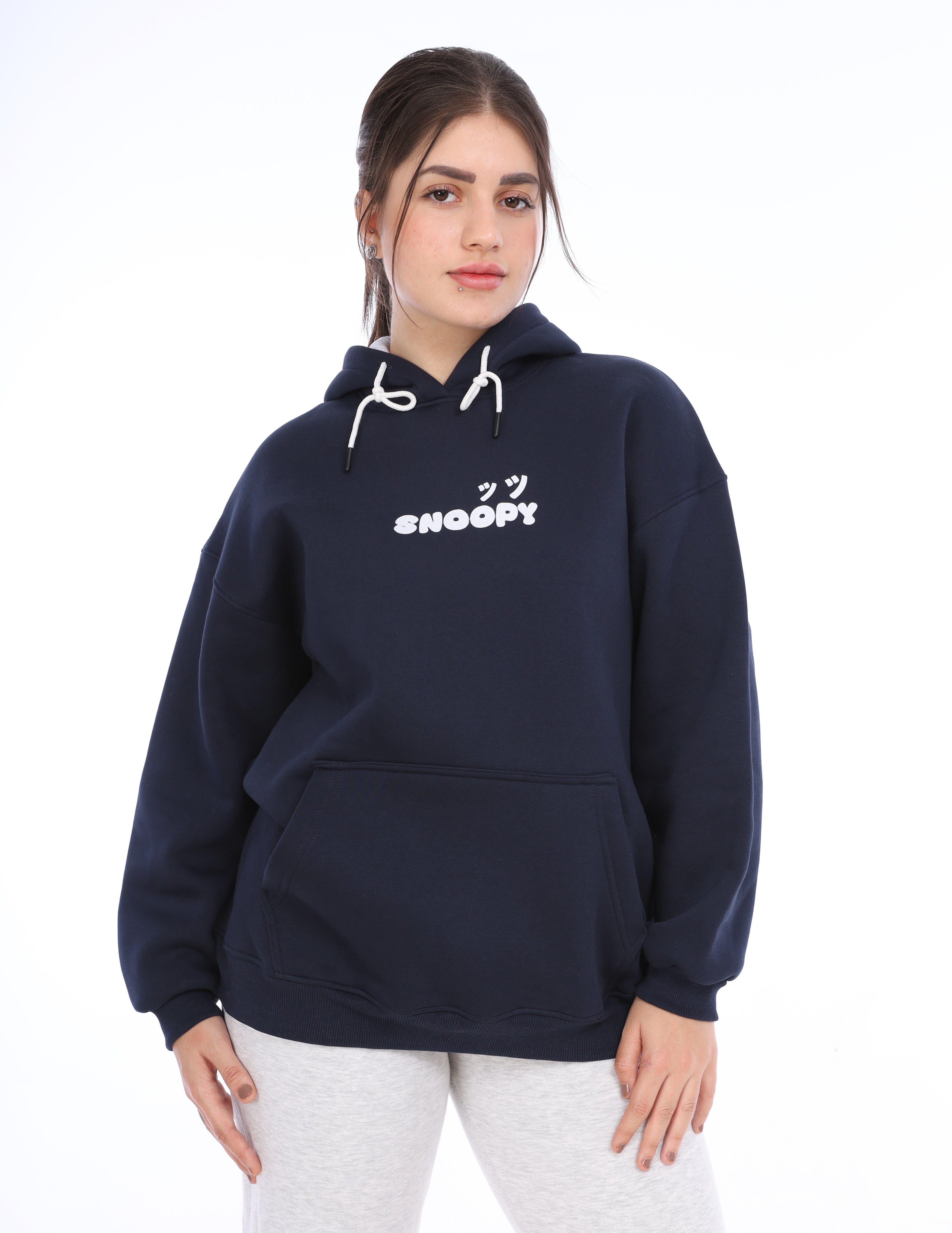 Snoopy Printed Hoodie w17018634