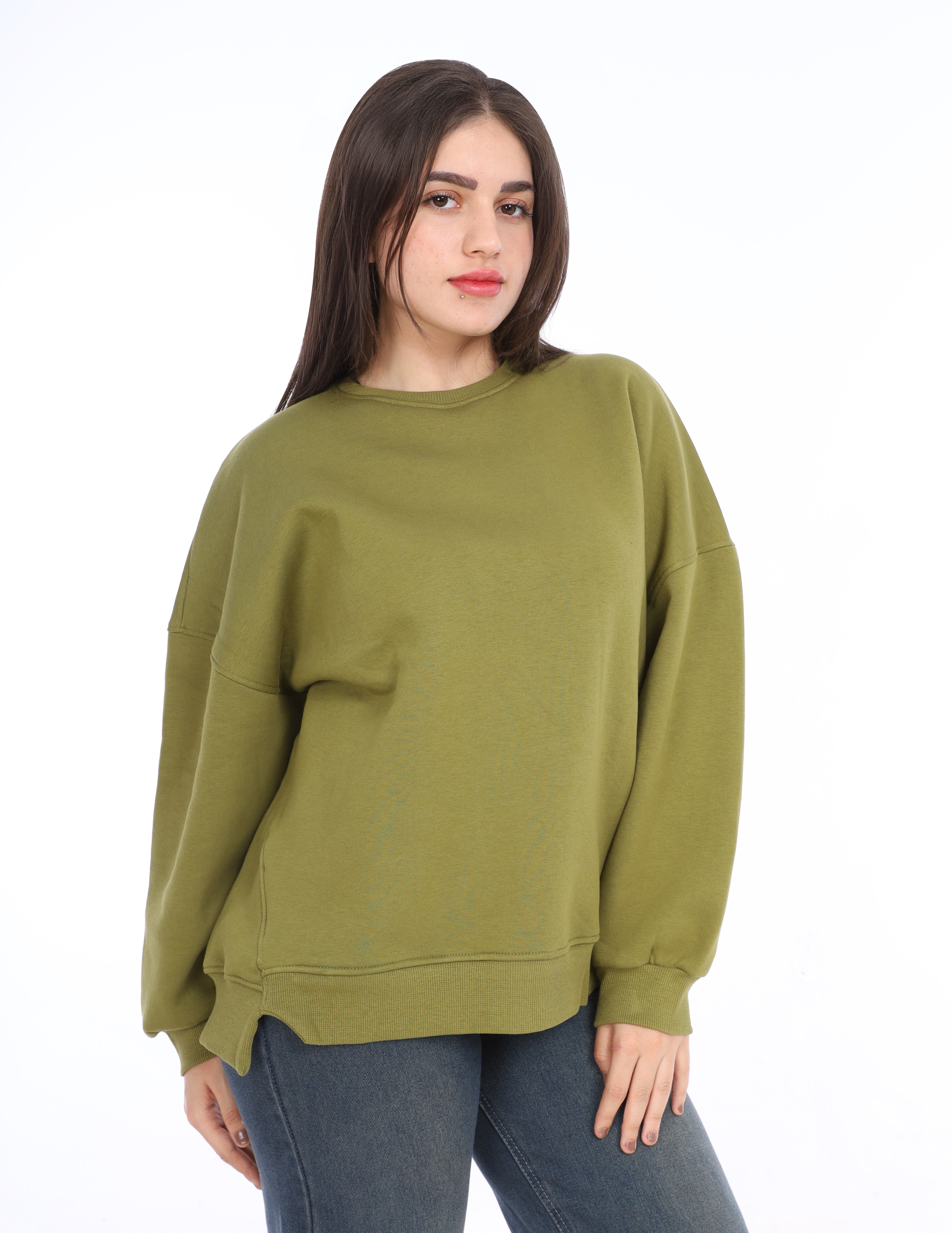 Classic Cozy Fleece Sweatshirt w17018643