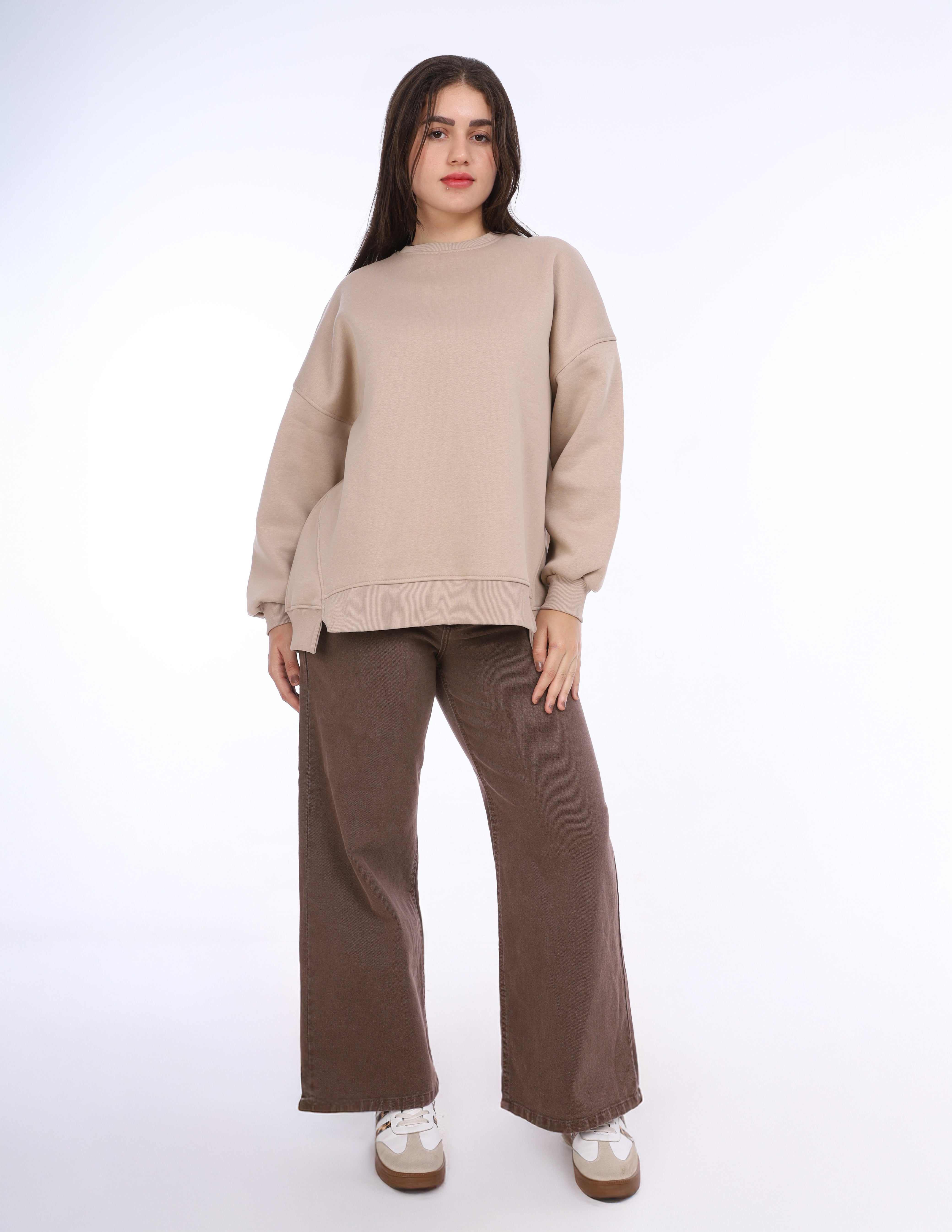 Classic Cozy Fleece Sweatshirt w17018643