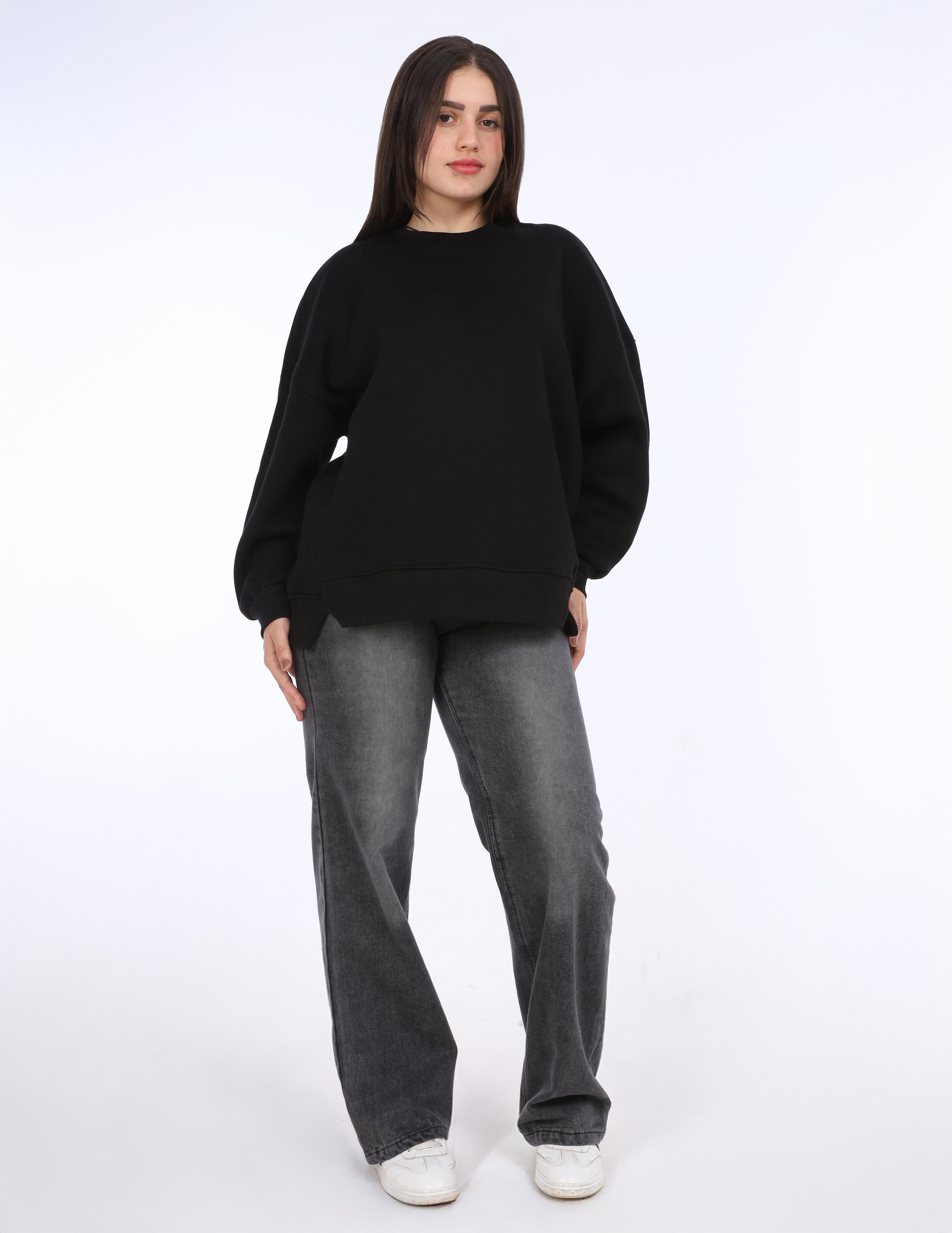 Classic Cozy Fleece Sweatshirt w17018643