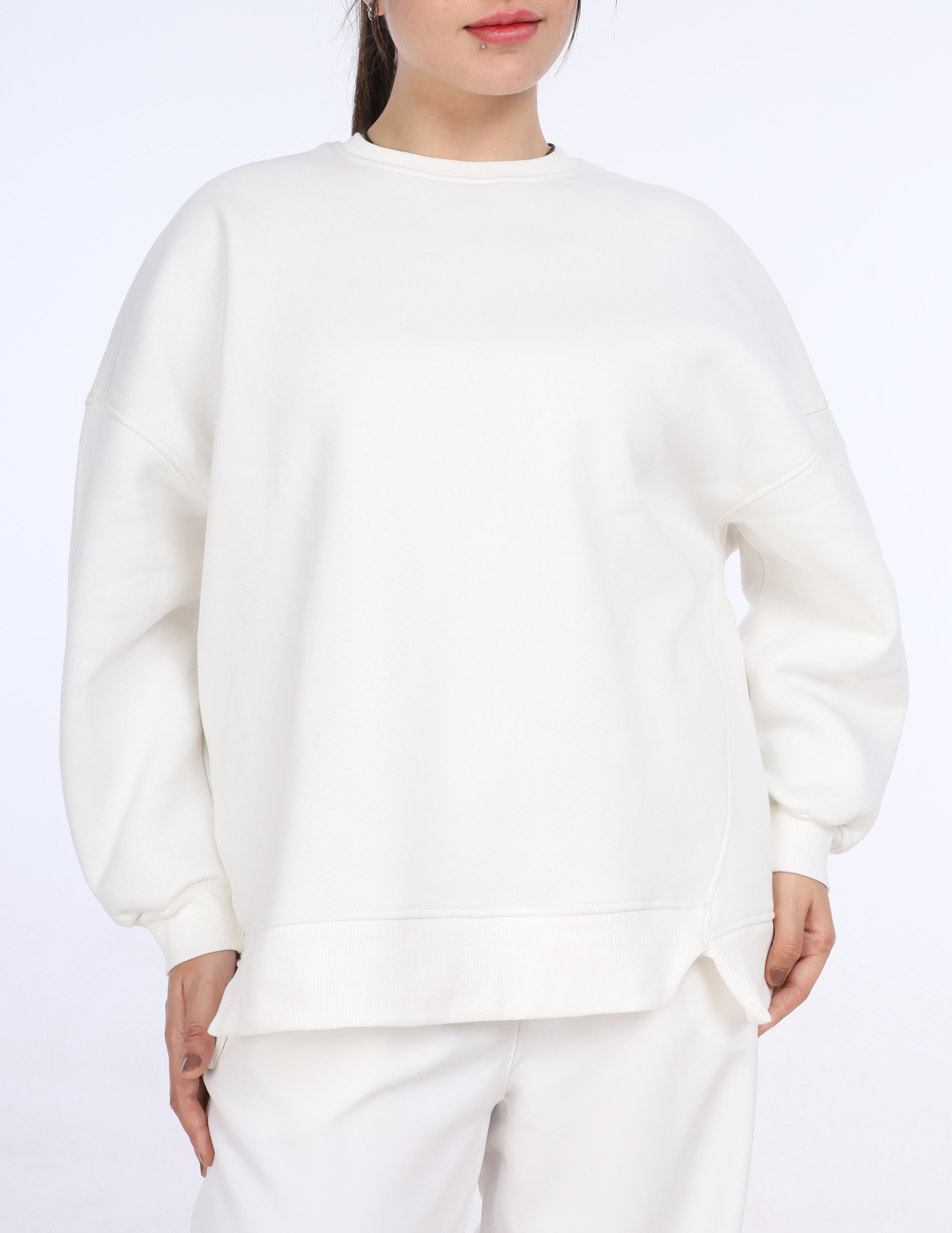 Classic Cozy Fleece Sweatshirt w17018643