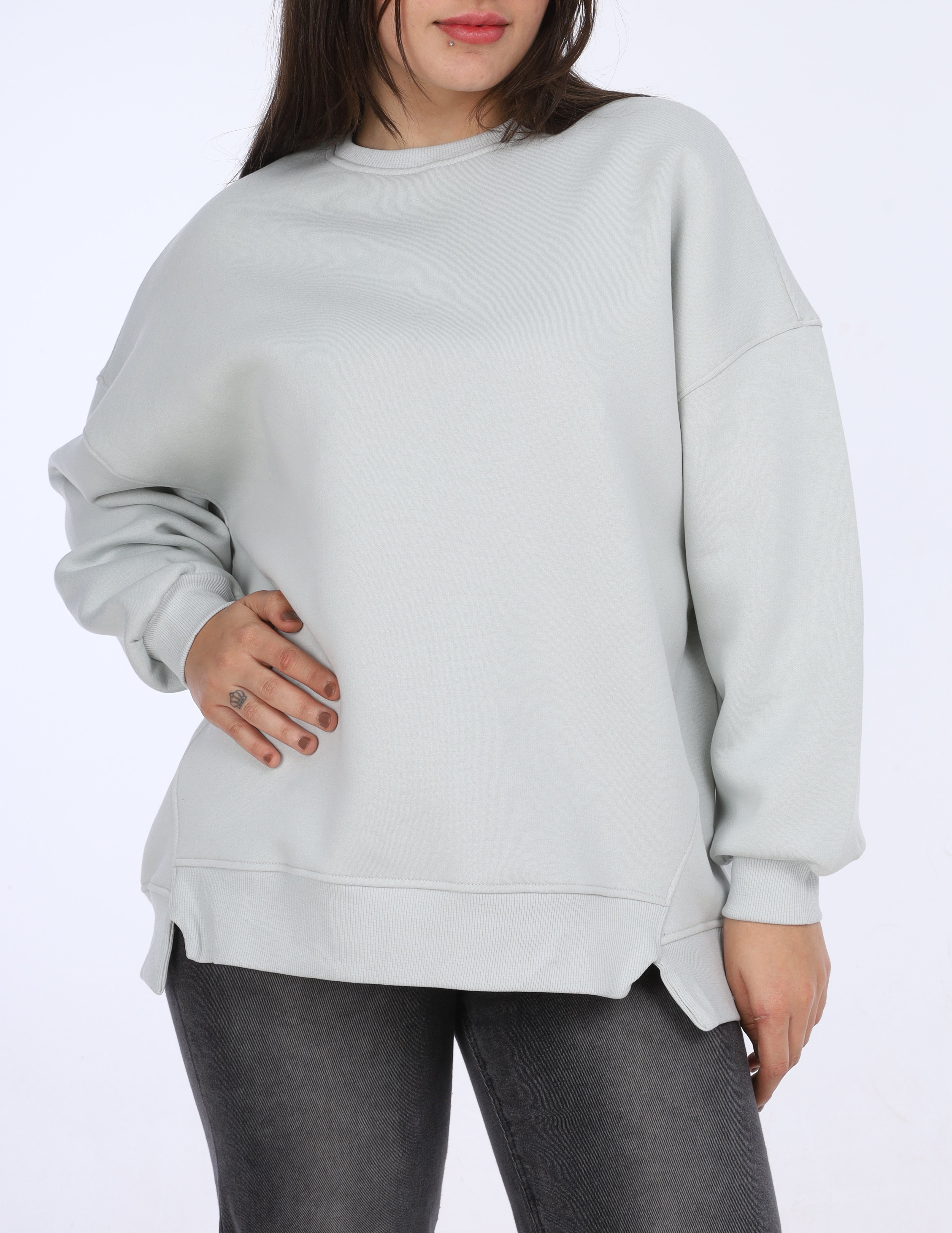 Classic Cozy Fleece Sweatshirt w17018643