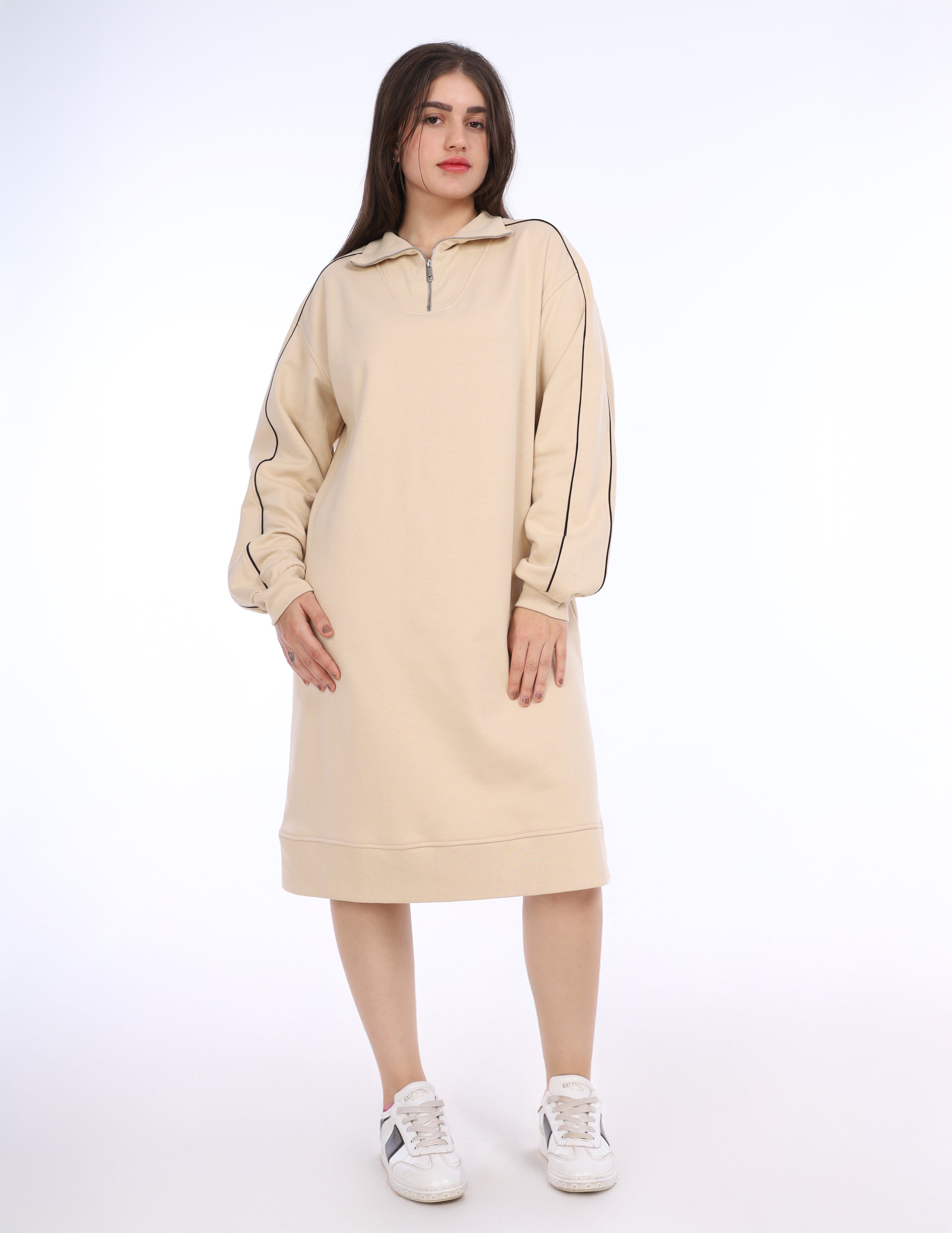 Comfy Hooded Dress w17018645