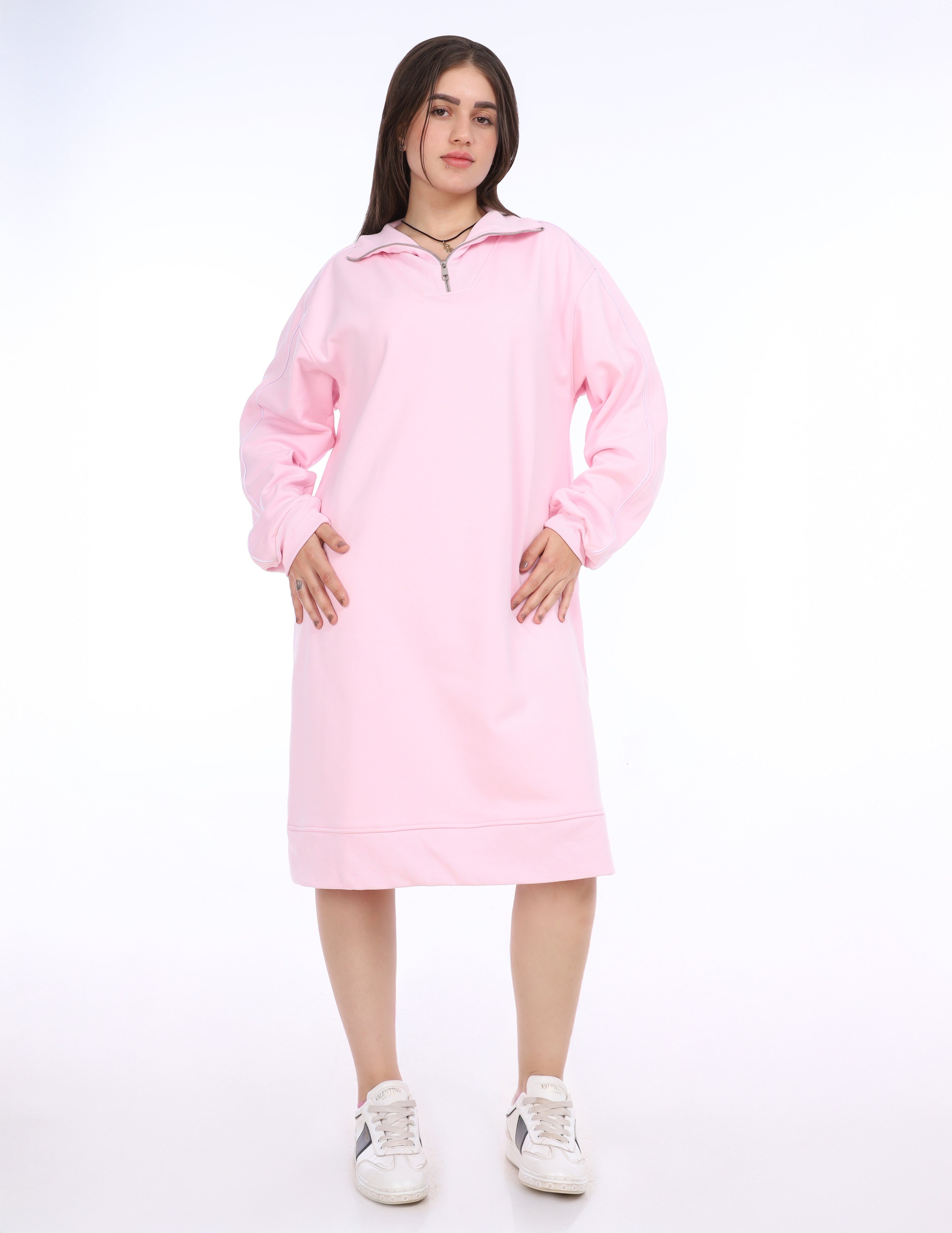 Comfy Hooded Dress w17018645