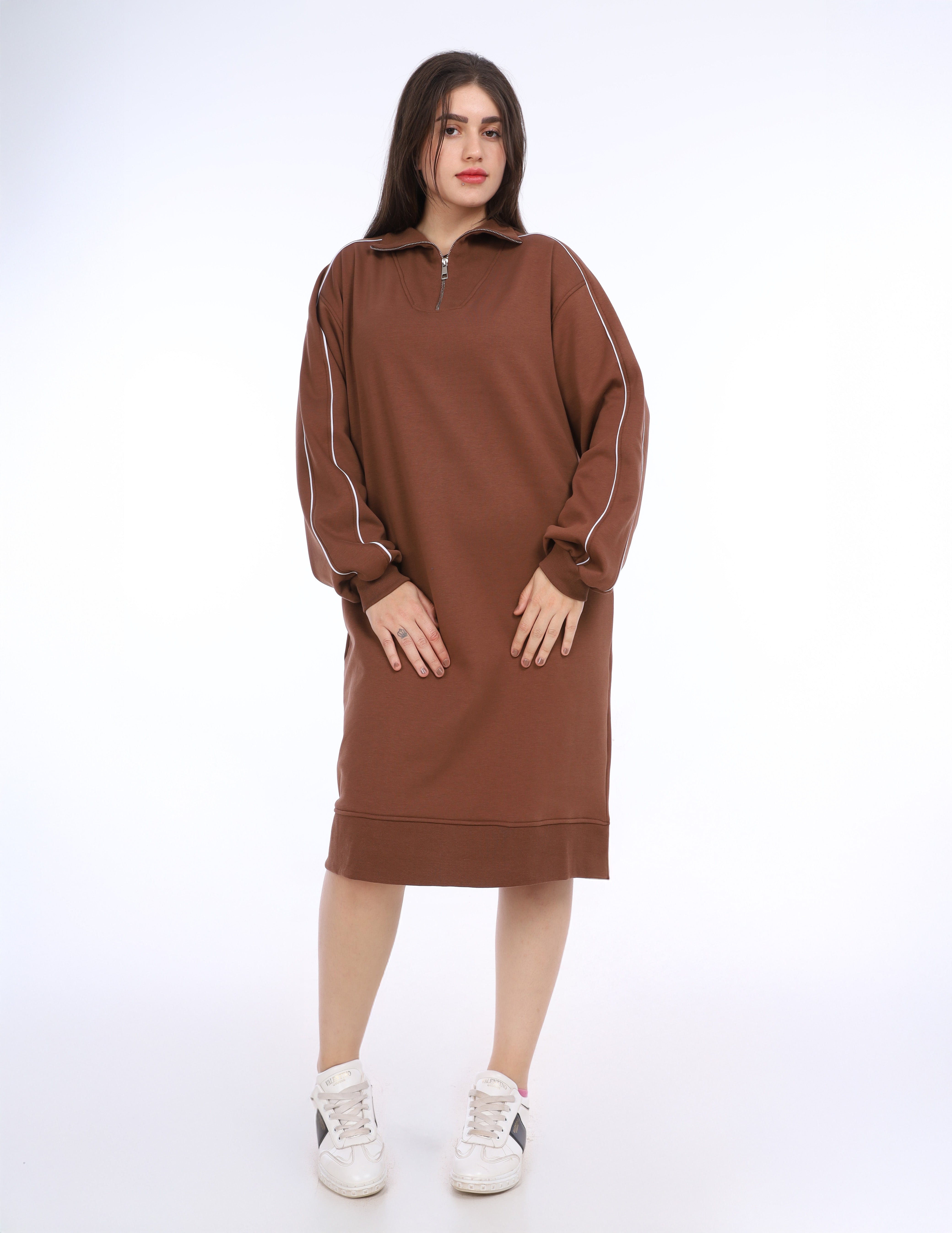 Comfy Hooded Dress w17018645
