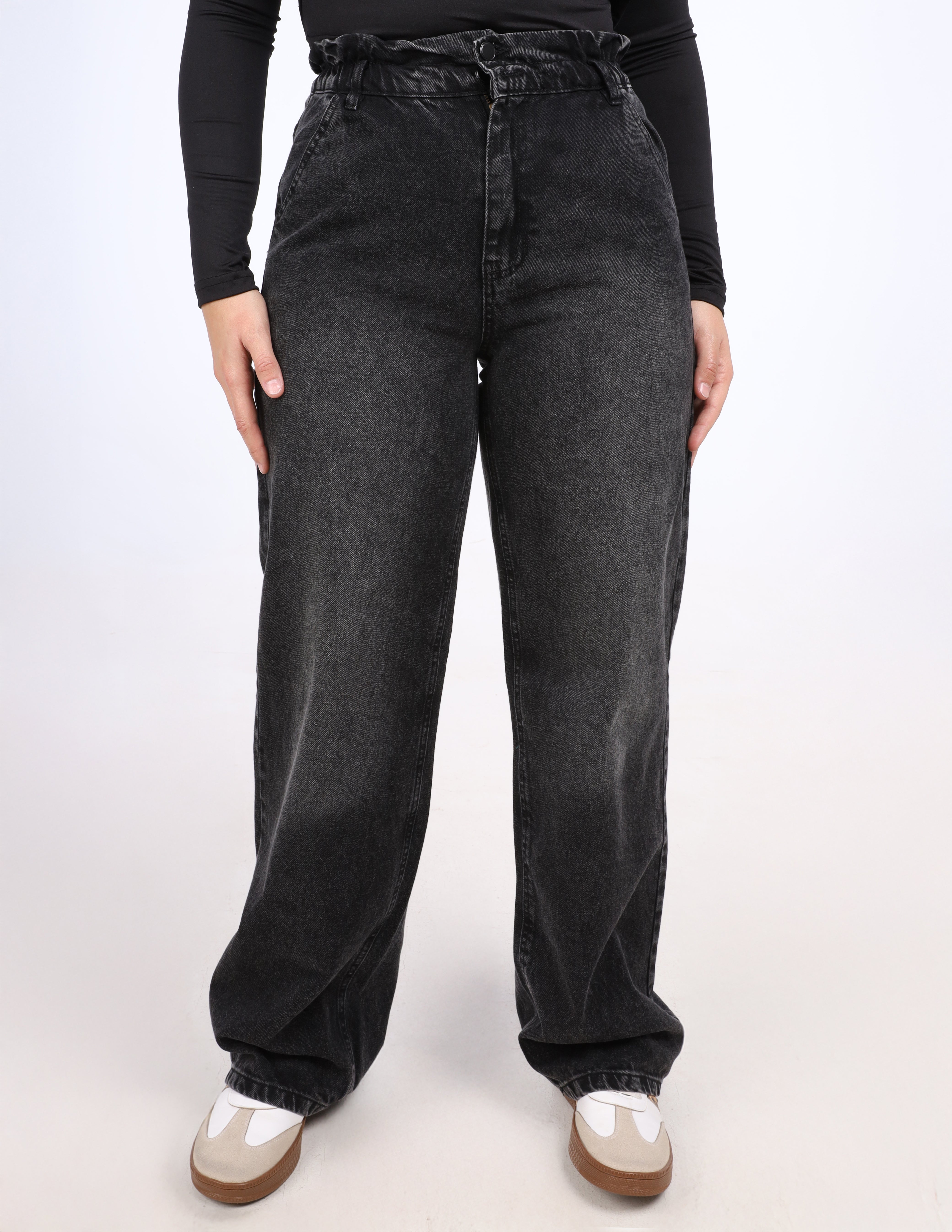 Elastic Waist Jeans w17062057