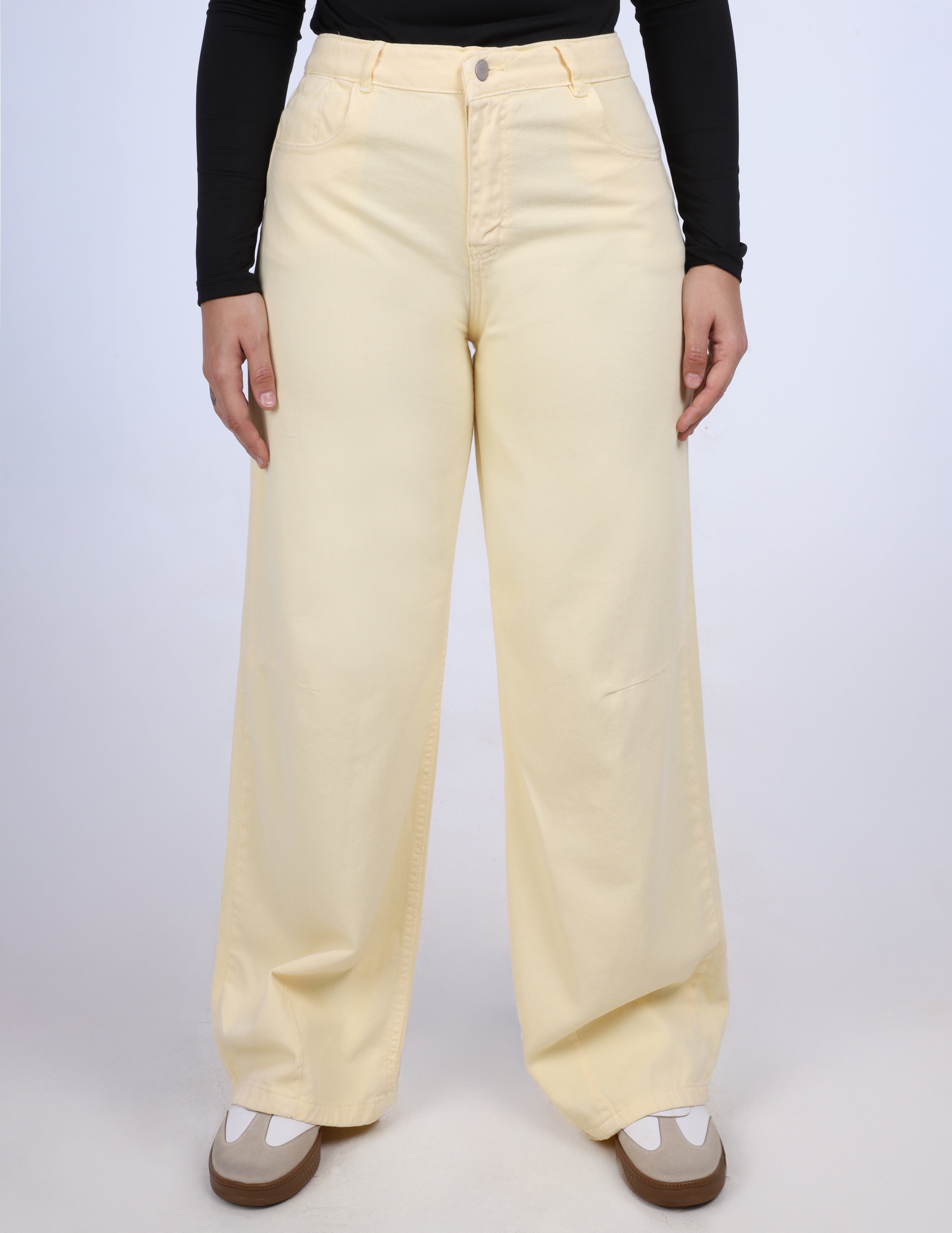 High-Waisted Wide-Leg Trousers w1706793