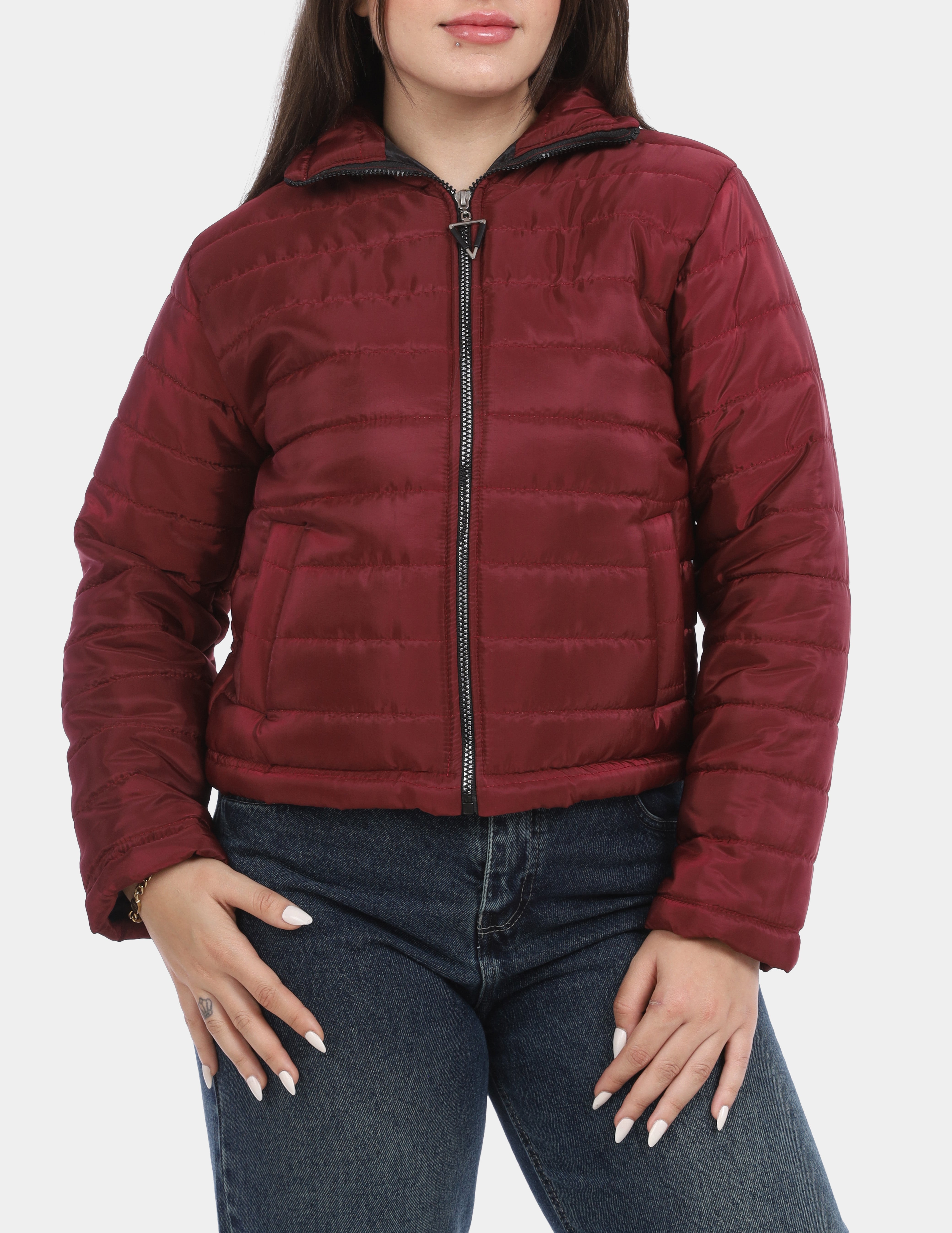 Puffer Jacket With Zipper w750301